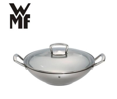 德國 WMF 36cm 不鏽鋼中華炒鍋