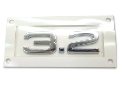 GTI SHOP - Audi 原廠 3.2 後 行李箱 標誌 A4 A5 A6