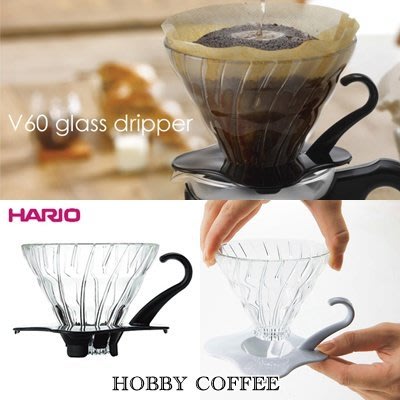 【豐原哈比店面經營】HARIO 01玻璃錐形咖啡濾杯-黑色 VDG-01B