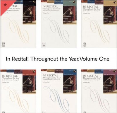 【599免運費】In Recital Throughout the Year, Vol One 【1-4冊】