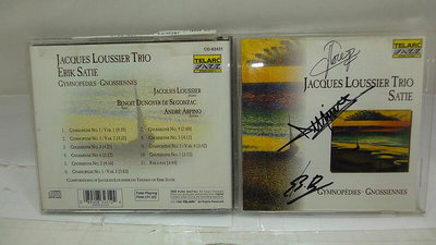 Jacques Loussier Trio Plays Satie 1998年發行 有需要的朋友歡迎下標！