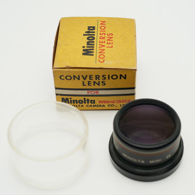 [黑水相機鋪] Minolta Conversion Lens 幻燈機倍率切換鏡頭 for mini 35II