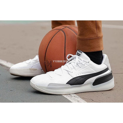 Puma Clyde Hardwood Basketball Shoes 黑白 籃球鞋 193663-01