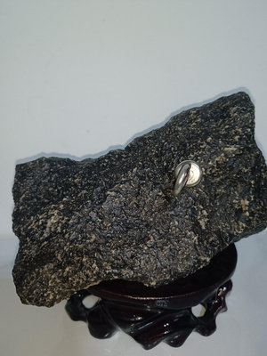 球粒隕石  橄欖隕石509 太湖石 石擺件 奇石【楚風漢韻】