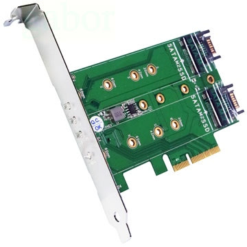 【含稅附發票】伽利略 公司貨 PCI-E 4X M.2(NVMe)1埠+(NGFF)2埠 SSD 轉接卡M2PE1S2