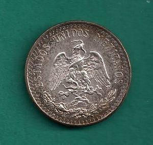 1919年墨西哥20CENTAVOS銀幣