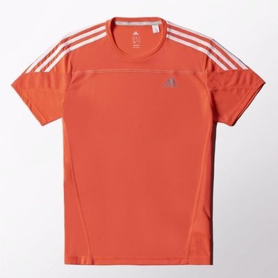 S.G Adidas Response Tee 橘 3M反光 AA4505 慢跑運動 短袖T恤 輕量 透氣 涼爽 排汗衣