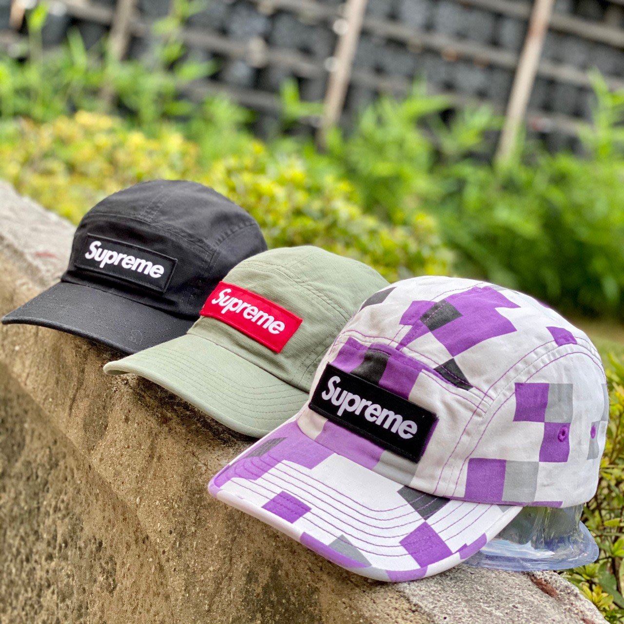 日貨代購CITY】2020AW Supreme Military camp cap 帽子老帽五分割黑