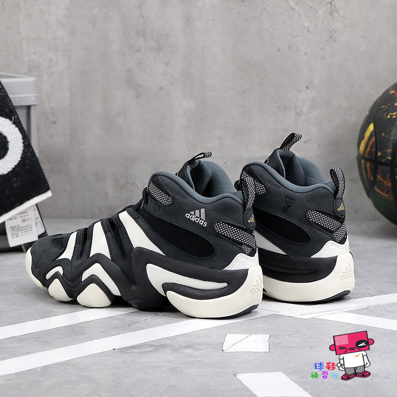 球鞋補習班adidas CRAZY 8 BLACK 黑白小飛俠KOBE BRYANT 復刻籃球鞋