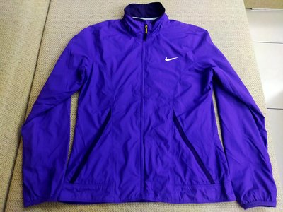 Nike 紫色風衣外套 立領單車外套 機車外套 運動外套 S號 M號