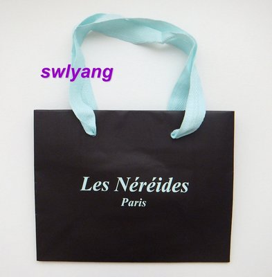 Les Nereides 包裝紙袋 名牌精品紙袋 蕾娜海 黑色