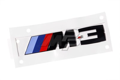 BMW 寶馬原廠M3 M4 F80 F82 F83 競速版汽車尾標 黑標