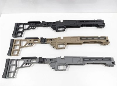 【磐石】楓葉精密 MLC-S2 狙擊槍 輕量化 黑/沙/灰 戰術折疊槍托 對應VSR10 / MLC-338