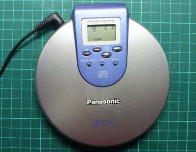 KV卡站 Panasonic SL-CT540 國際牌 超薄CD隨身聽 日本製造 CD PLAYER含線控器