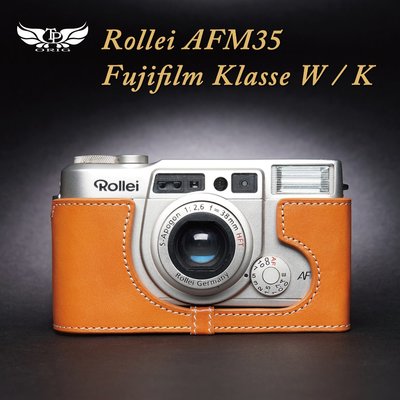 小馨小舖【TP Rollei AFM35 / Fujifilm Klass W / K 真皮相機底座】相機皮套 相機包