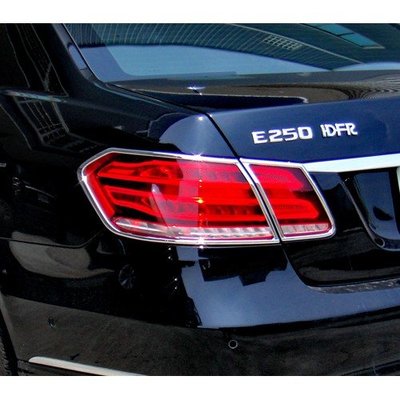 【JR佳睿精品】Benz E W212 13-16 鍍鉻後燈框 尾燈 飾框 亮條 裝飾 電鍍 改裝 配件 台灣製
