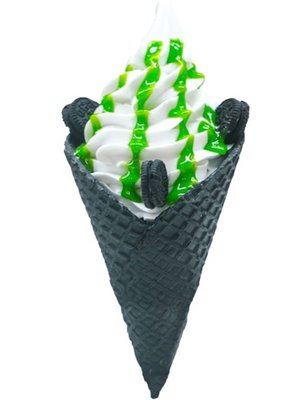 爆款-冰淇淋模型仿真冰激凌假甜筒商用脆皮蛋筒玩具食品模具支架展示品#仿真#模具#展示#擺設#促銷