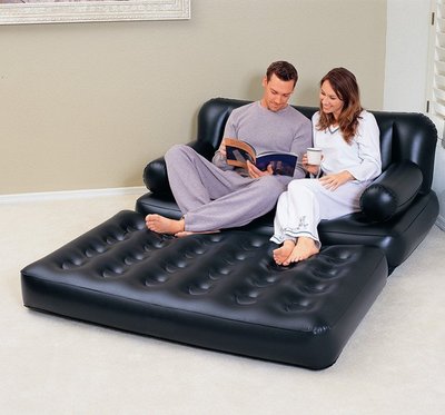 歐美第一品牌 BESTWAY(蜂窩氣柱獨立筒) 多功能 雙人超大 沙發充氣床 折疊氣墊床 宿舍 外出旅遊 寄宿 必備