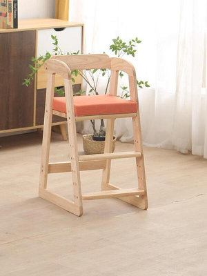 71tx兒童餐椅木質升降椅家用加大寶寶成長椅簡約高腳凳實木