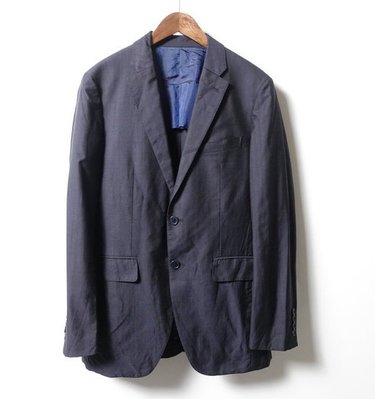 日本製 TAKEO KIKUCHI 全新 深紫藍 羊毛 休閒西裝外套 3號