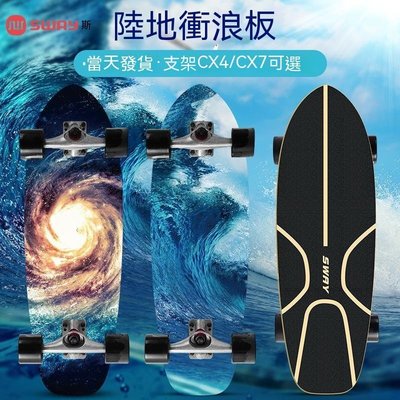 臺灣 陸地衝浪滑板四輪滑板模擬衝浪滑雪訓練魚板CX4-master衣櫃4