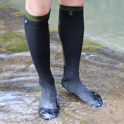 腿部防水襪遠足涉水戶外野營騎行滑雪探險保暖透氣防水襪還不晚日用百貨-