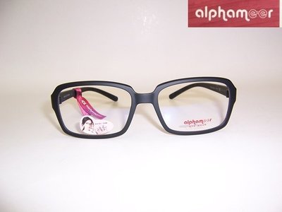 光寶眼鏡城(台南)alphameer許瑋甯代言,ULTEM最輕鎢碳塑鋼眼鏡*AM-51/C1 ,程又青款,消光黑