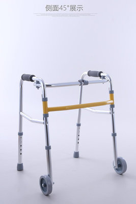 兒童鋁合金折疊助行器腦學步車下肢助步器訓練站立架可折疊