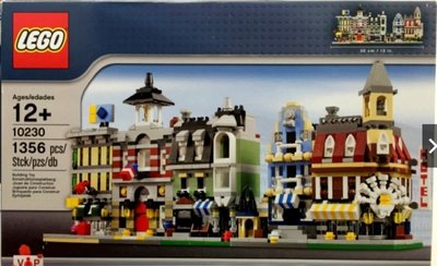 二手已組無缺件 經典絕版  2012年 樂高VIP LEGO 10230 Mini Modulars 迷你街景五兄弟