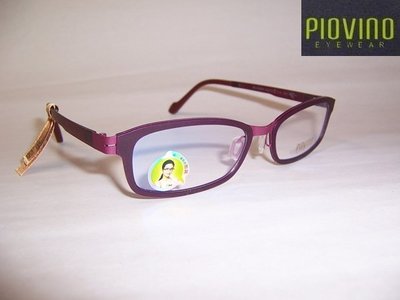 光寶眼鏡城(台南)PIOVINO,顯微鏡材質特輕 新塑材有鼻墊眼鏡*服貼不外擴3049,c14