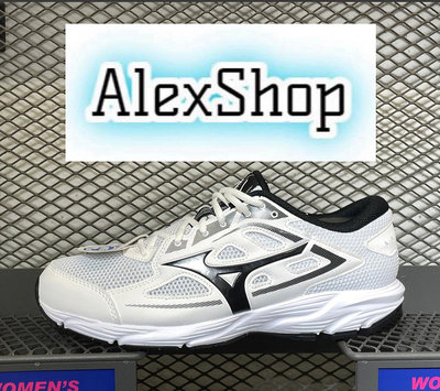艾力克斯 MIZUNO MAXIMIZER 24 (3E寬楦) 白黑 慢跑鞋 男女 K1GA220002