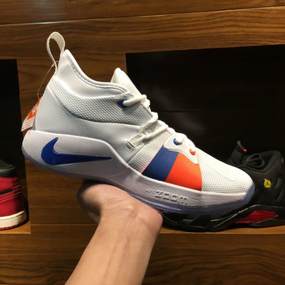 Nike PG 2 EP 白藍橙 冰底 實戰運動籃球鞋 男鞋 AO2984-100