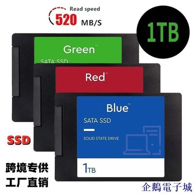 溜溜雜貨檔【 保固】【 保固】2.5英寸SSD固態硬碟512GB1TB SATA3筆記本臺式機固態硬碟外貿