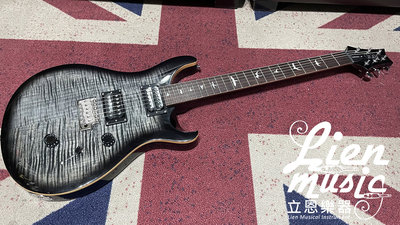 『立恩樂器』分期0利率 / PRS SE Custom 24 電吉他 黑色漸層 虎紋 印尼製 CU4GS 含原廠高級袋