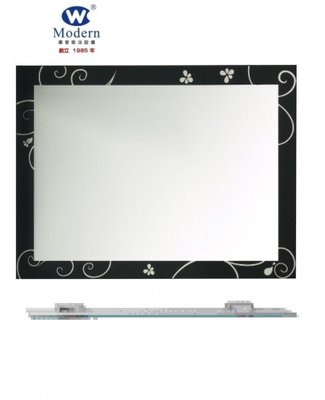 《台灣尚青生活館》摩登衛浴 NA-596 防霧鏡 化妝鏡 浴鏡 明鏡 浴室鏡子