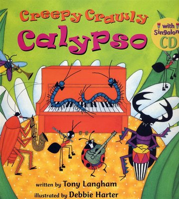 ＊小貝比的家＊CREEPY CRAWLY CALYPSO/平裝書+VCD/3~6歲/歌唱繪本