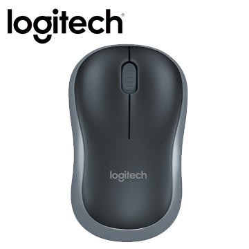 [信達電腦] logitech 羅技 M186 無線滑鼠 黑色