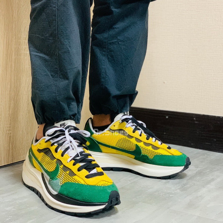 【Dr.Shoes 】現貨Nike Vaporwaffle Sacai 聯名黃綠CV1363-700 大