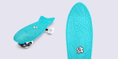 哈樂維 Holiway BeeBoard 蜜蜂板 三輪衝浪滑板 滑板 交通板 蛇板 雙龍版 (台灣製)門市可免費教學藍色