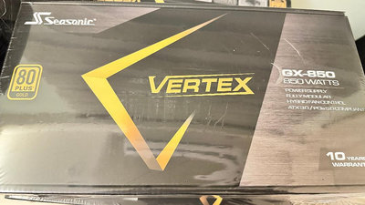 出清 全新 海韻 Seasonic VERTEX GX-850 金牌/全模 ATX 3.0 電源供應器