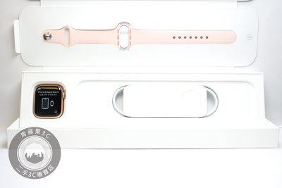 【台南橙市3C】Apple Watch Series 6 40mm GPS 金色鋁金屬錶殼+粉沙色運動型錶帶  #88170