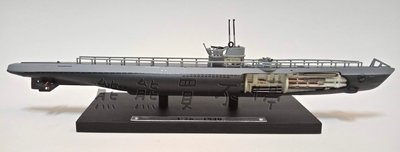 現貨 二戰德國U型潛艦 U26 1:350 ATLAS 合金仿真軍艦模型 實物拍攝