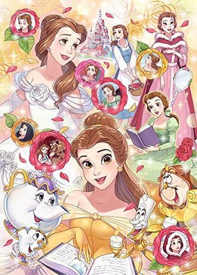 日本進口拼圖 迪士尼 貝兒 美女與野獸 500片絕版拼圖 500-476
