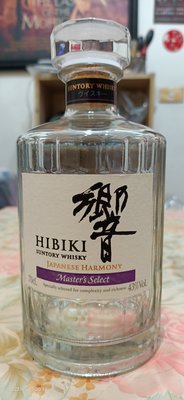 日本 Suntory hibiki 響 威士忌空酒瓶 品項很新