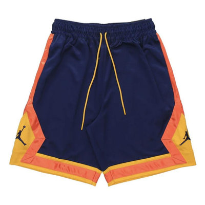 R'代購 (M) Jordan Jumpman Diamond Casual Shorts 藍橘黃 籃球褲 短褲 CV6023-492