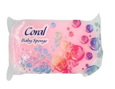 Coral 寶寶 洗澡 海綿 / 沐浴 泡棉  Baby Sponge 英國製造