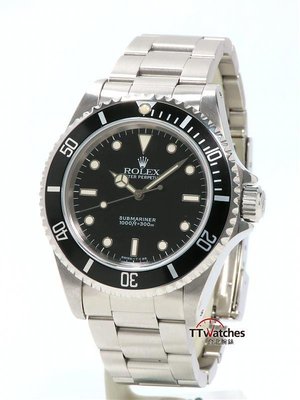 台北腕錶 Rolex 勞力士 Submariner 14060 潛水錶 2排字 T dial 1997年  118277
