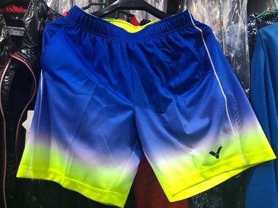 ◇羽球世家◇【褲】VICTOR 勝利馬來西亞 奧運亞軍 巴西選手短褲 排汗衫R-6591  黃色/藍色 限定販售