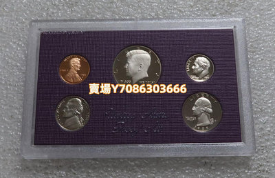 美國1985年5枚套PROOF 銀幣 紀念幣 錢幣【悠然居】290