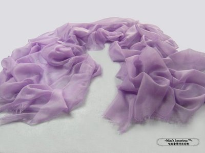 頂級300支100% cashmere絕美清新氣質紫羅藍pashmina Shahmina喀什米爾圍巾披肩